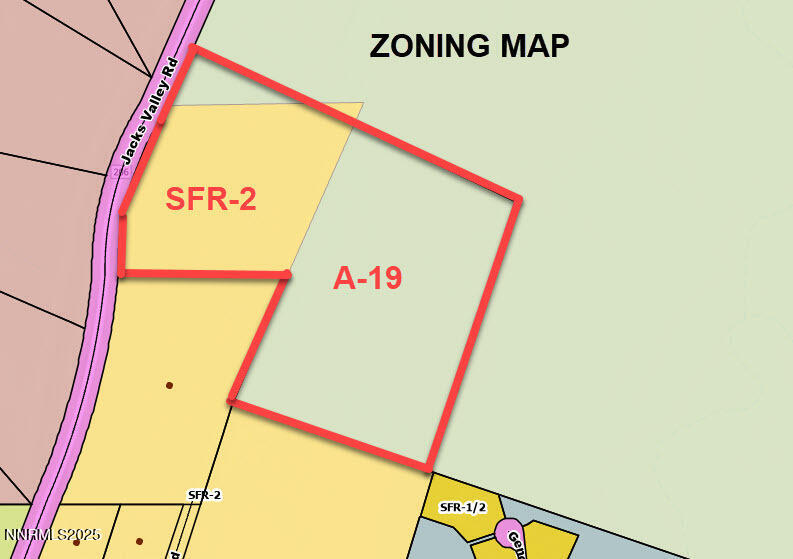 2585 Jacks Valley Road Genoa, NV 89411 - Photo 3 of 9 zoning map