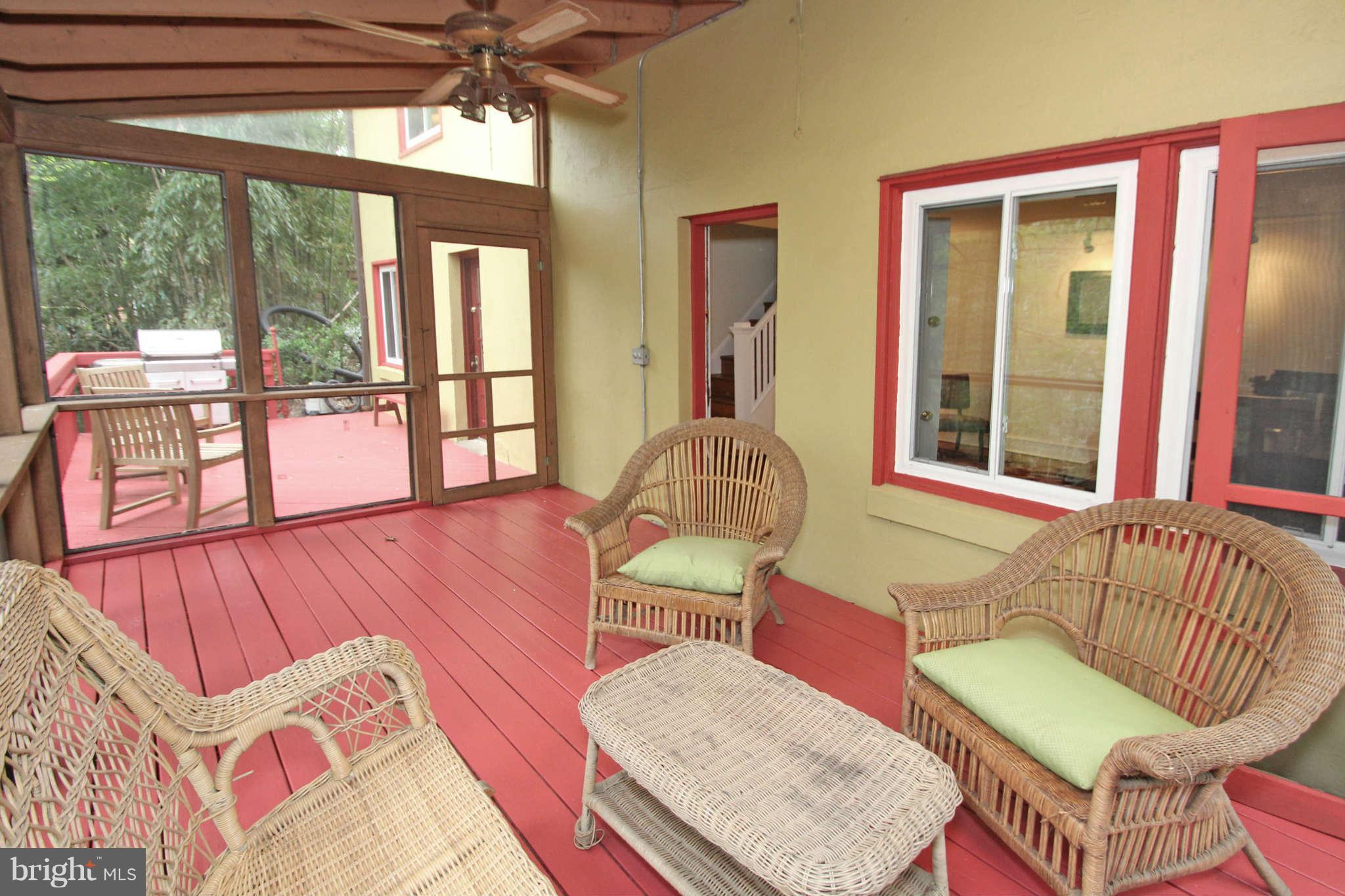 124 Hilltop Road Silver Spring, MD 20910 - Photo 21 of 29 Expansive rear screened porch is....