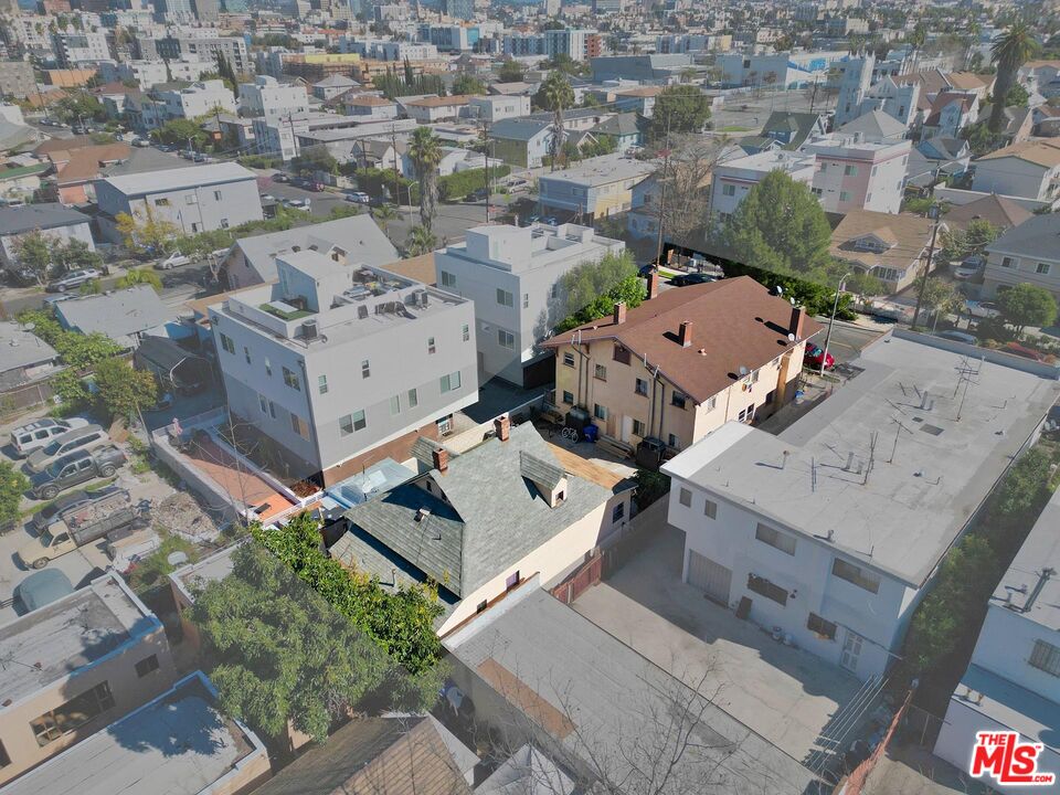 1215 Fedora Street Los Angeles, CA 90006 - Photo 5 of 10 an aerial view of residential house with outdoor space