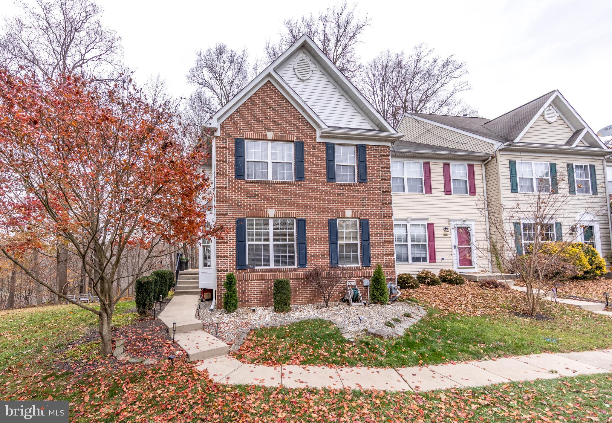 714 Shallow Ridge Court Abingdon, MD 21009 - Photo 2 of 37 Charming brick-front townhouse.