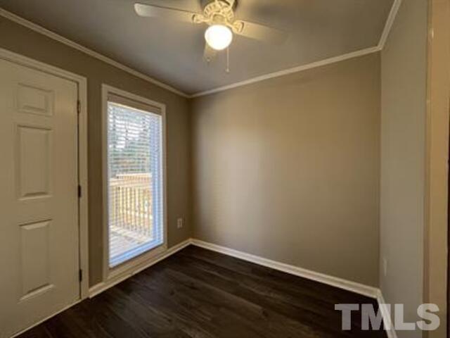 9 Hayti Lane, Unit 9 Durham, NC 27701 - Photo 6 of 25 an empty room with wooden floor fan and windows