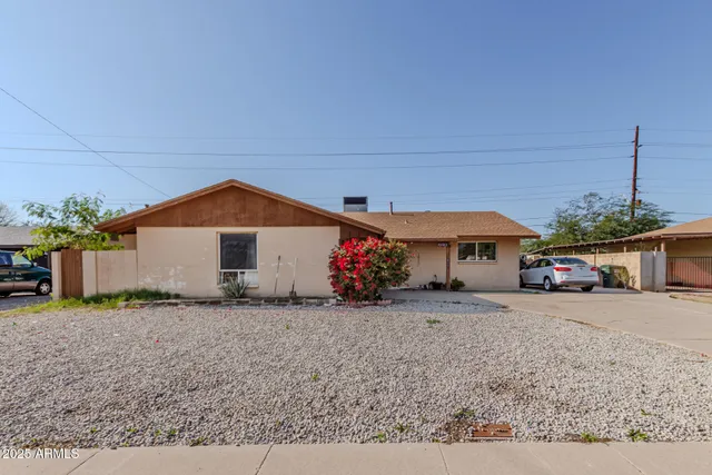a view of a house with a patio