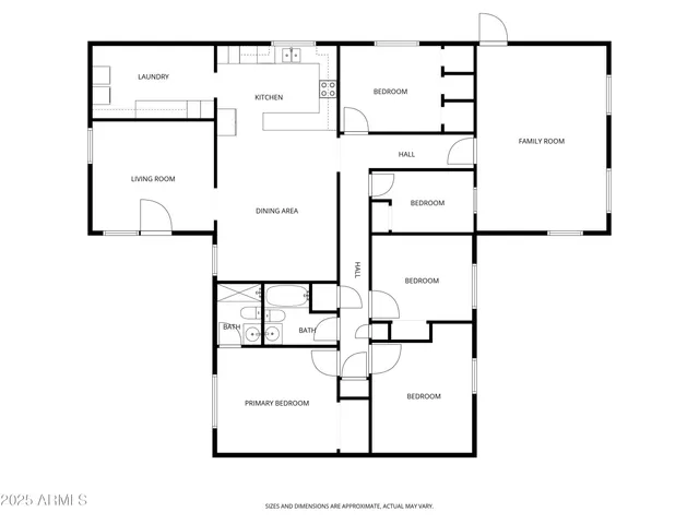 a picture of a room with a white wall and a refrigerator