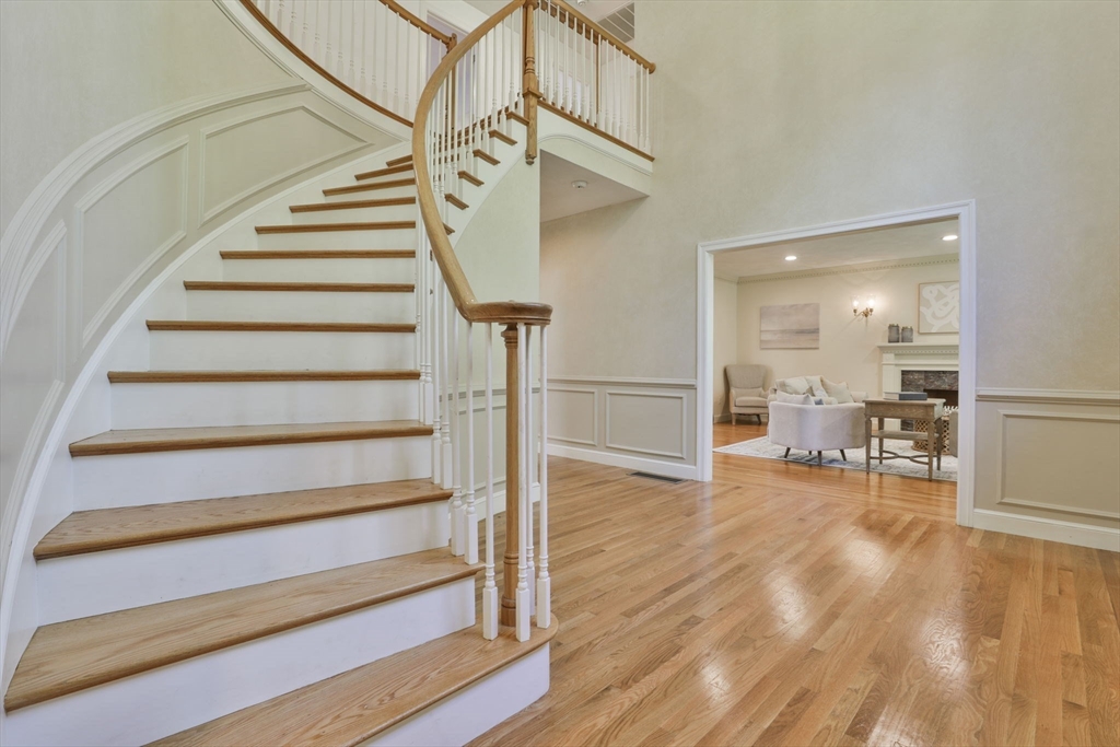 5 Stanton Circle Boxford, MA 01921 - Photo 3 of 42 a view of entryway and hall with wooden floor