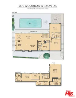 $2,399,000 | 7470 Woodrow Wilson Drive, Los Angeles, CA 90046