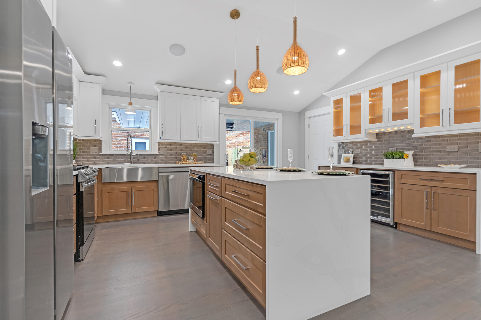 1814 Oakton Street Park Ridge, IL 60068 - Photo 13 of 30 a kitchen with counter top space cabinets and stainless steel appliances