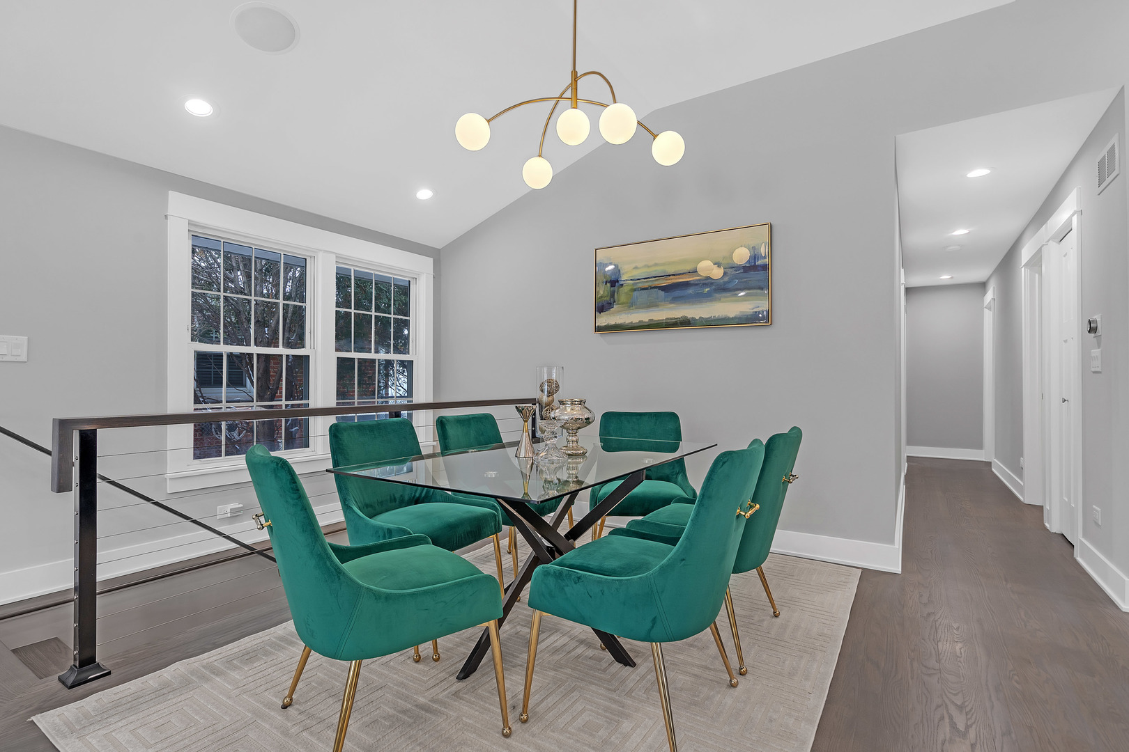 1814 Oakton Street Park Ridge, IL 60068 - Photo 3 of 30 a view of a dining room with furniture and wooden floor