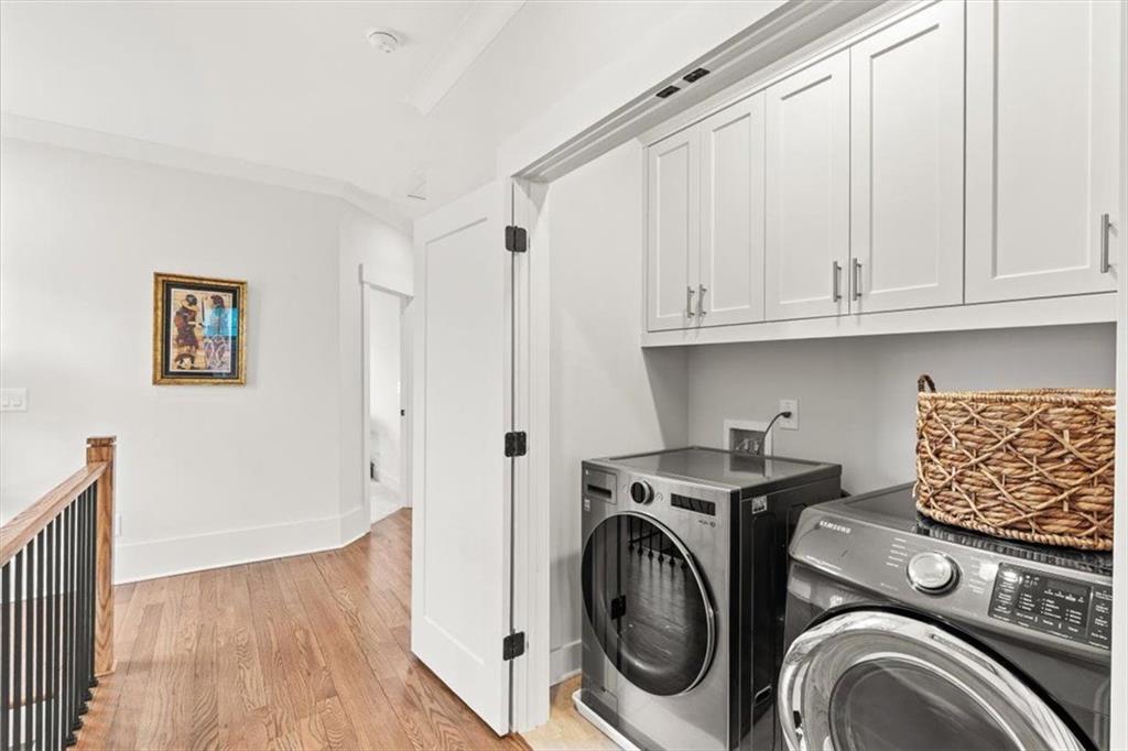 1049 Endeavour Court Marietta, GA 30064 - Photo 29 of 39 a view of storage and utility room with washer and dryer