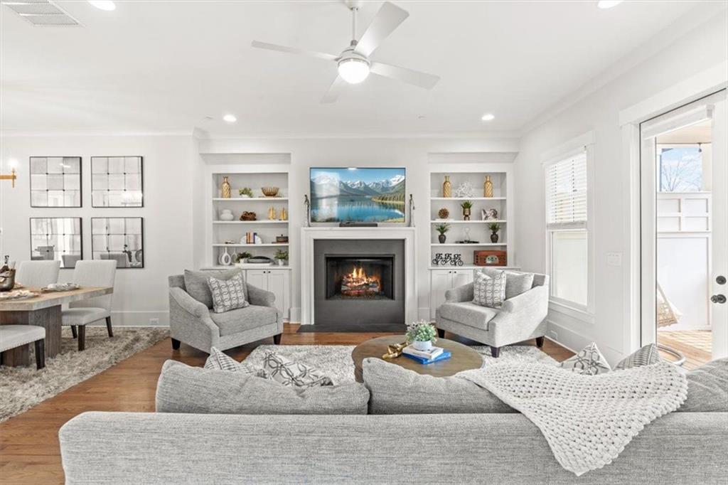 1049 Endeavour Court Marietta, GA 30064 - Photo 3 of 39 a living room with furniture and a fireplace
