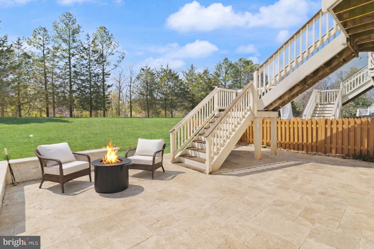 5652 Wheelwright Way Haymarket, VA 20169 - Photo 30 of 32 a view of a chair and table in the back yard