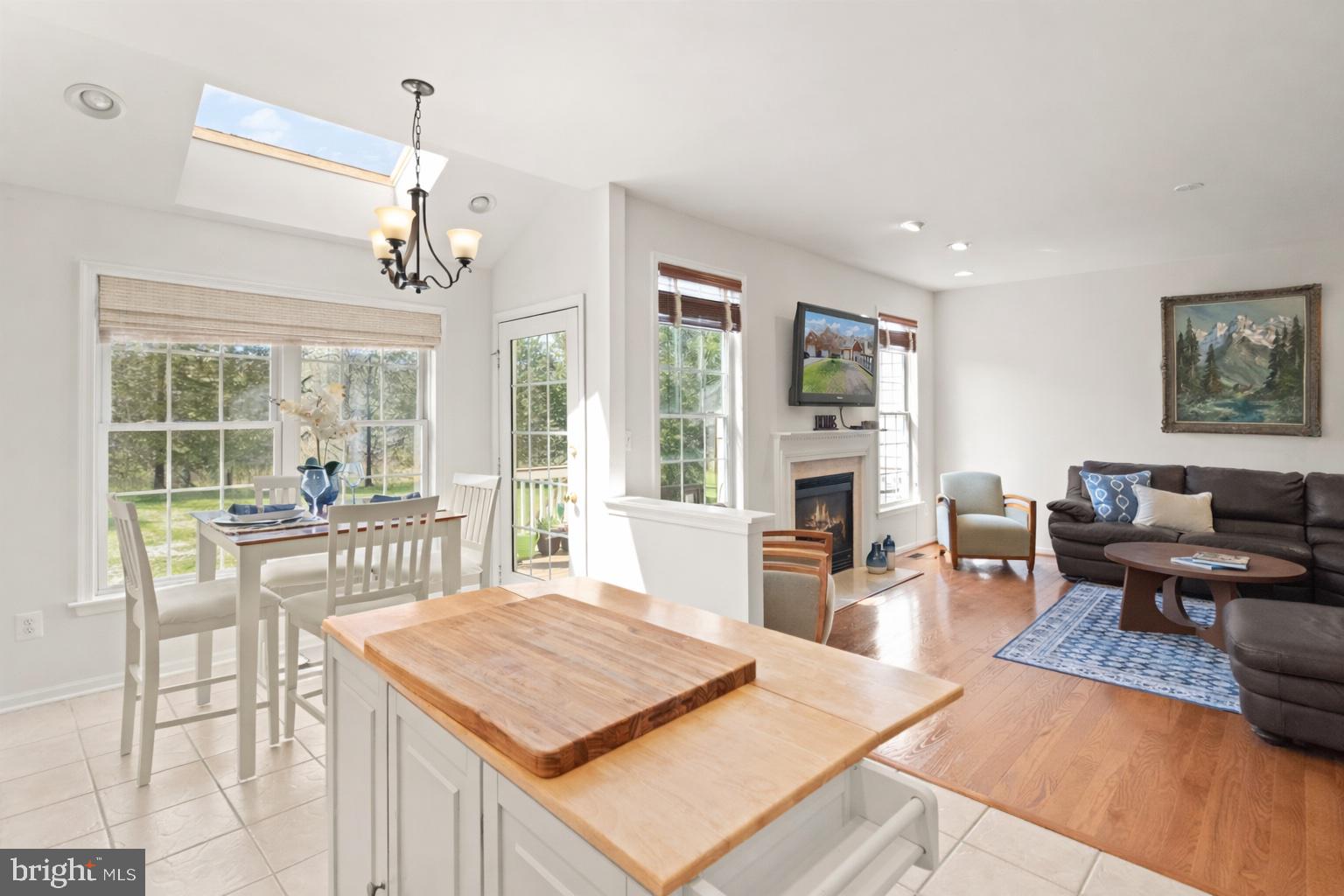 5652 Wheelwright Way Haymarket, VA 20169 - Photo 6 of 32 a living room with furniture wooden floor and a fireplace