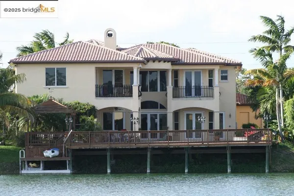 a front view of a house with balcony