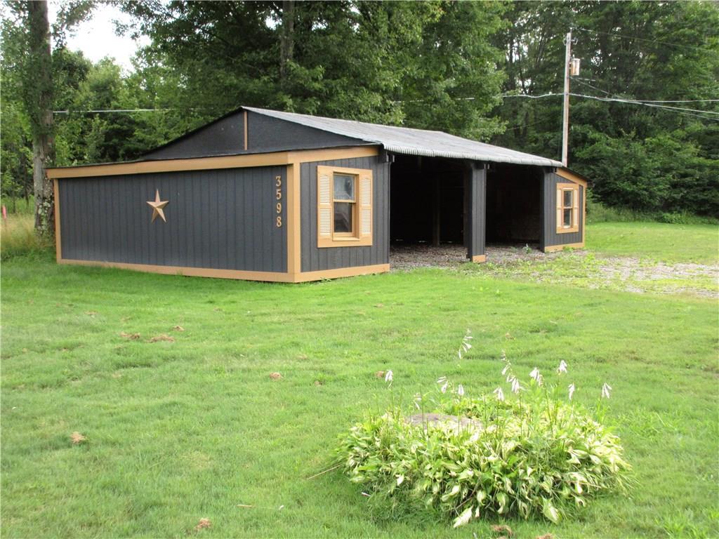 3598 Hadley Road Clarks Mills, PA 16114 - Photo 22 of 25 This huge 38x21' two car detached garage has plenty of extra storage space.