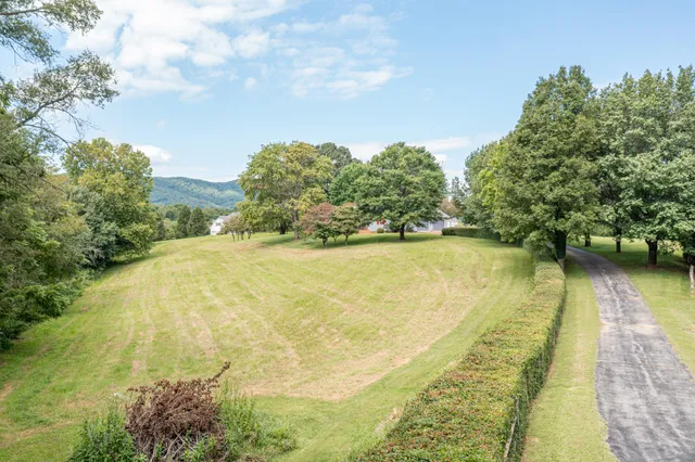 a view of a lake with outdoor space