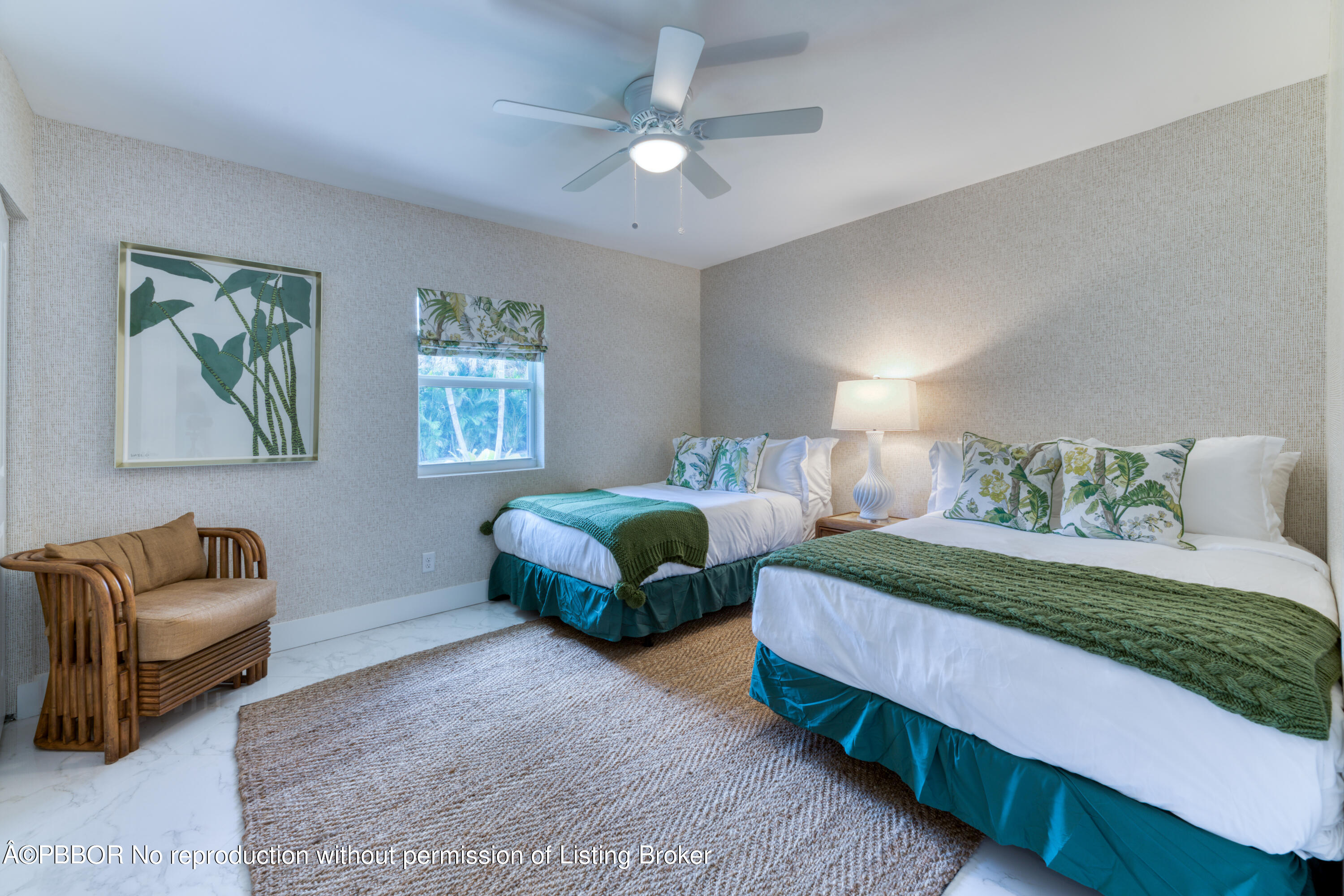 222 Pilgrim Road West Palm Beach, FL 33405 - Photo 9 of 12 a bedroom with two beds and a couch