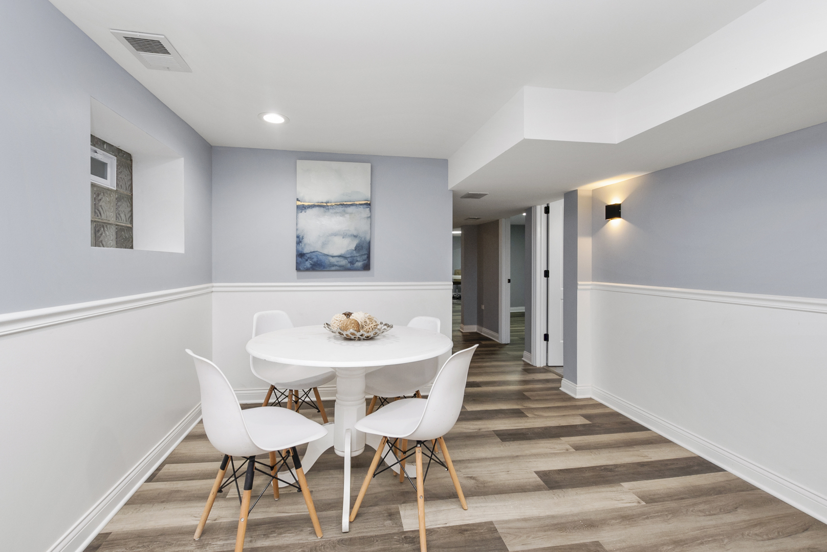 643 East 89th Street Chicago, IL 60619 - Photo 17 of 28 a view of a dining room with furniture and wooden floor