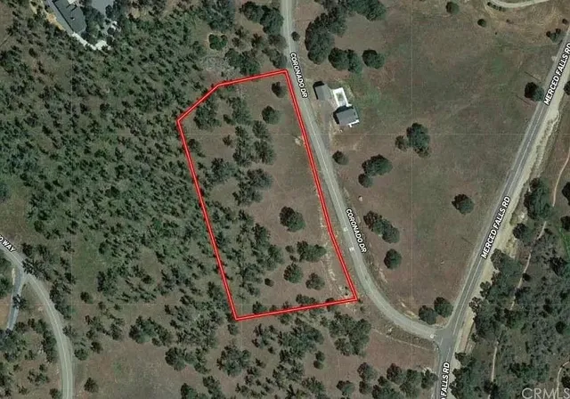 a view of a dry yard