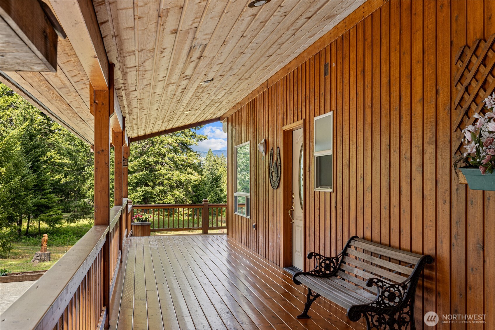 1101 Emerick Road Cle Elum, WA 98922 - Photo 6 of 40 a balcony view with a large window and outdoor space