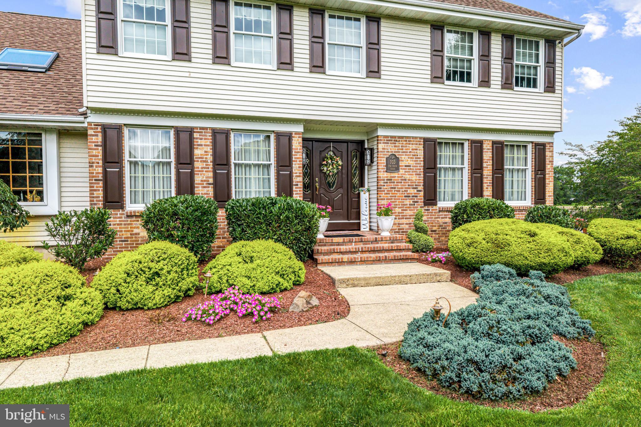 103 Fox Chase Court Southampton, NJ 08088 - Photo 4 of 98 front view of a house with a yard