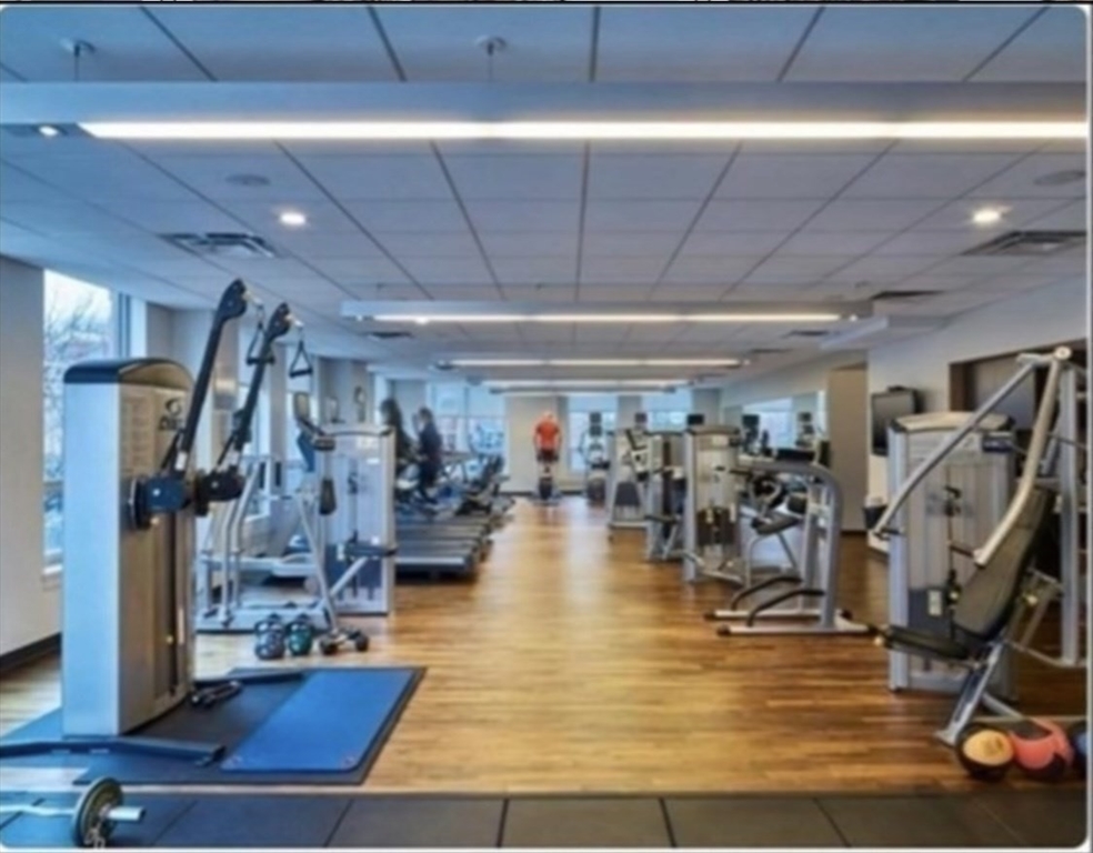 4 Battery Wharf, Unit PH 46 Boston, MA 02109 - Photo 33 of 39 a view of a room with gym equipment