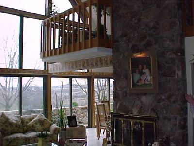 2 Jennings Road Northampton, PA 18067 - Photo 6 of 9 Floor to ceiling stone corner fireplace.
