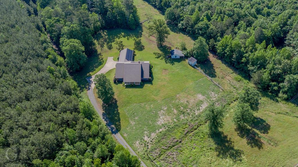 1212 WPA Road Homer, LA 71040 - Photo 33 of 35 Aerial view of property's location featuring a heavily wooded area
