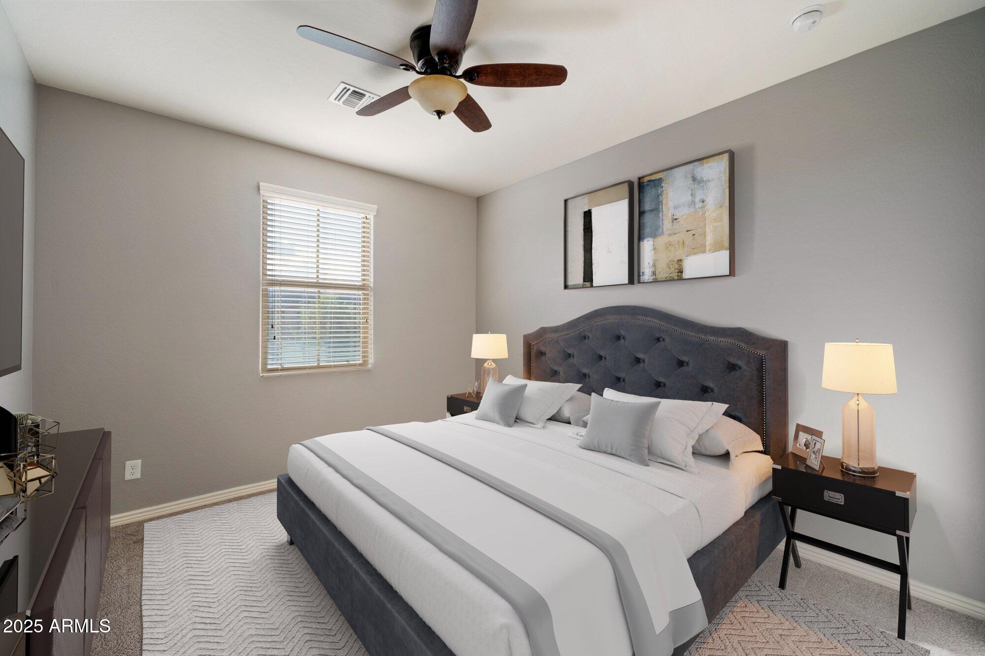 5123 South Mariposa Drive Gilbert, AZ 85298 - Photo 21 of 35 a bedroom with bed and window