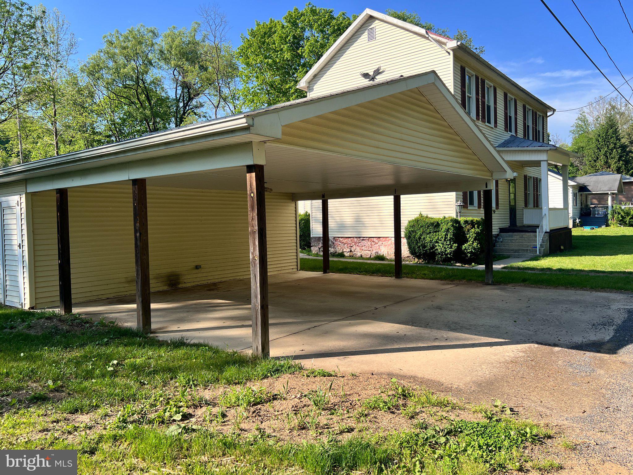 18705 Temperance Row Barton, MD 21521 - Photo 8 of 62 Charming carport beside a classic home.