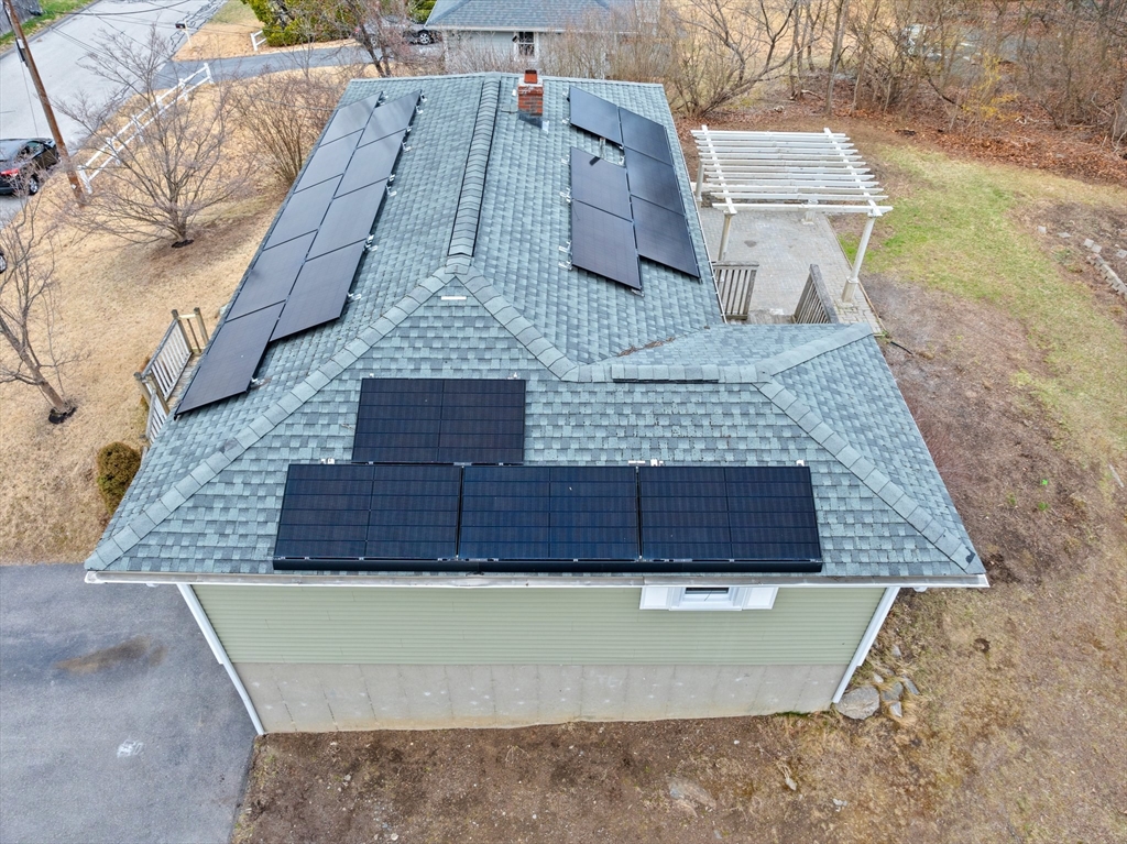 38 Orton Street Worcester, MA 01604 - Photo 28 of 37 an aerial view of a house with a yard