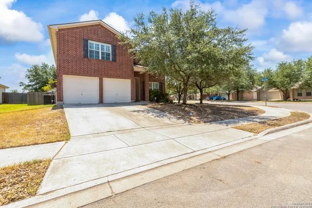 a street view along with residential houses