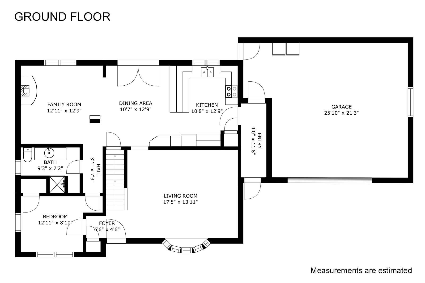 216 Country Club Road Holland, MI 49423 - Photo 41 of 43 Main Level Floorplan