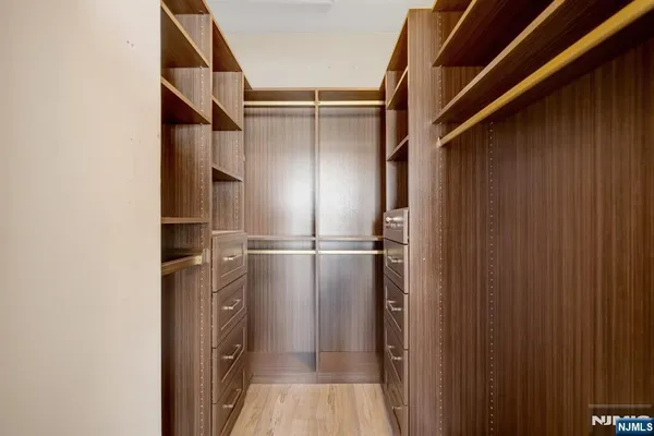 a view of closet area