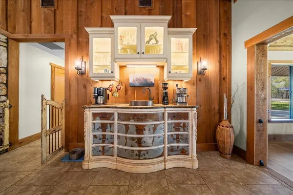 a view of a closet with storage and utility