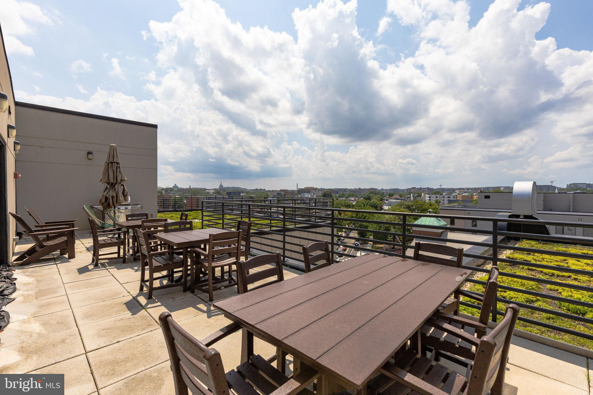 1111 Orren Street Northeast, Unit 207 Washington, DC 20002 - Photo 16 of 21 Spacious rooftop retreat with skyline views.