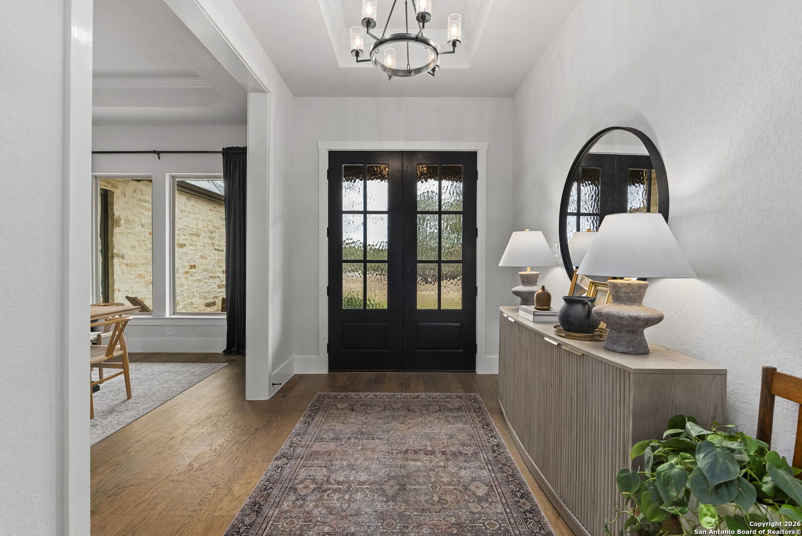 71 Sabinas Creek Ranch Road Boerne, TX 78006 - Photo 4 of 38 a view of living room with furniture and windows