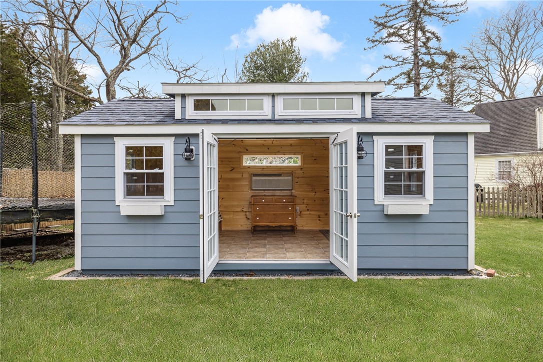 185 New Meadow Road Barrington, RI 02806 - Photo 29 of 38 Amish built, custom designed, shed with heat and AC!