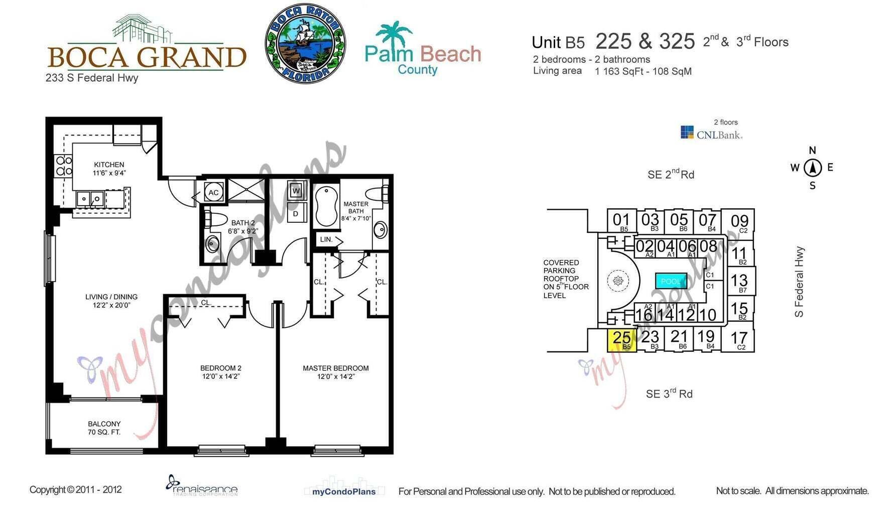 233 South Federal Highway, Unit 325 Boca Raton, FL 33432 - Photo 29 of 29 325 Floor Plan