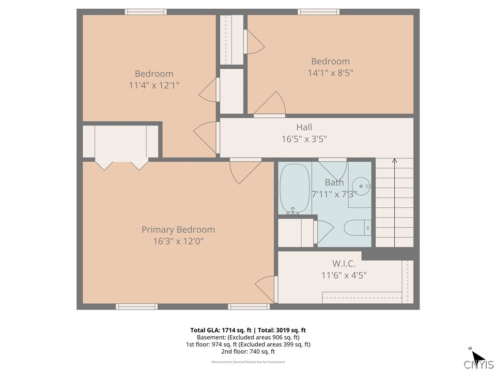 8841 Wandering Way Lysander, NY 13027 - Photo 40 of 42 2nd Level Floor Plan