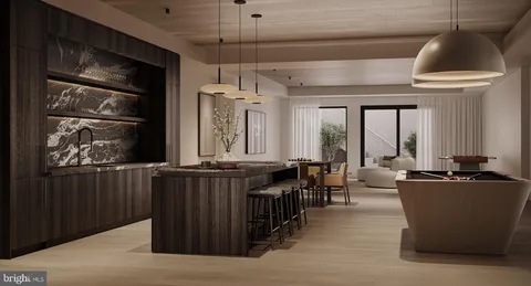 a room with lots of counter top space