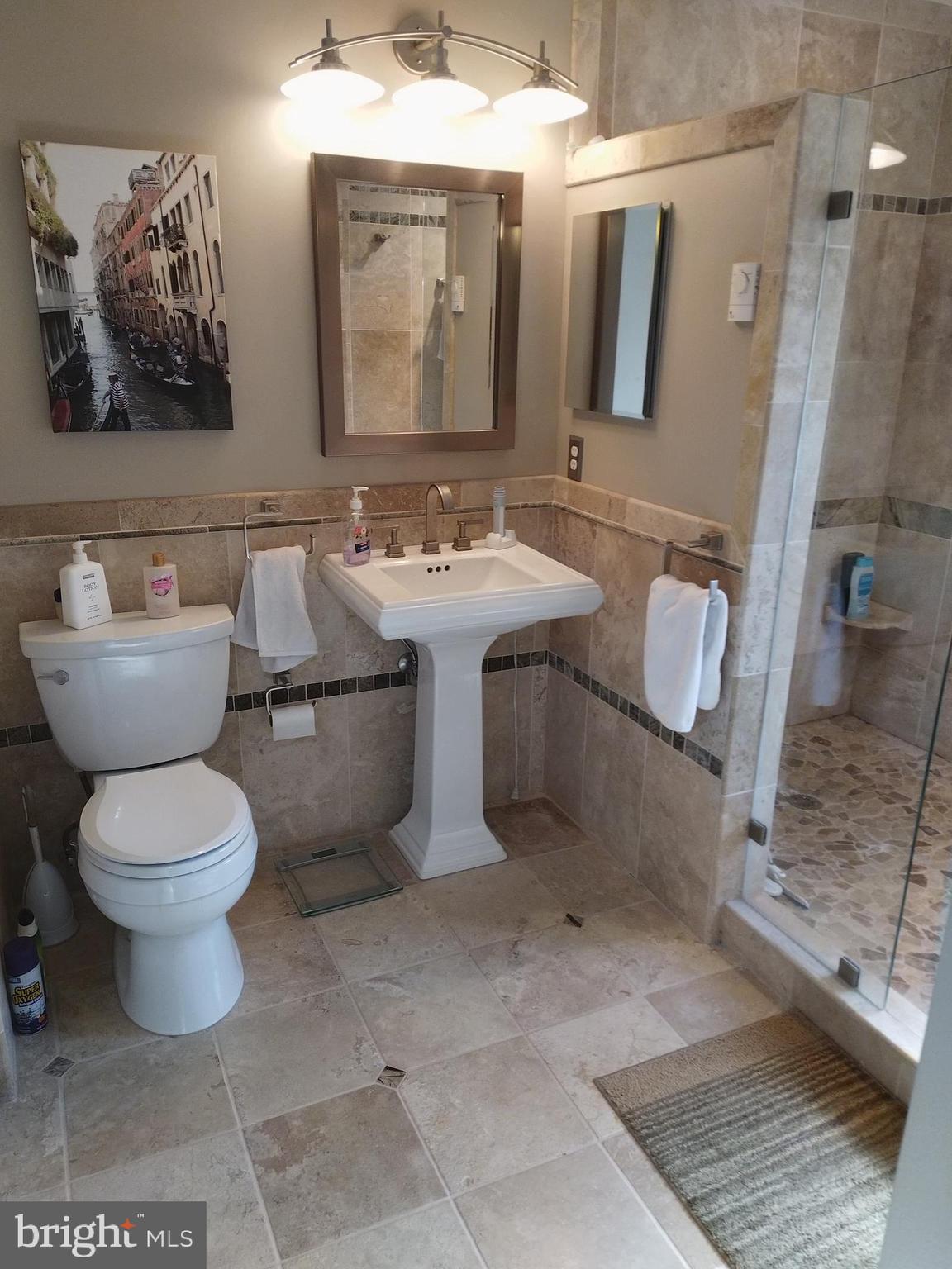8312 Crown Court Road Alexandria, VA 22308 - Photo 41 of 68 MBA Updated Bath, shower spa