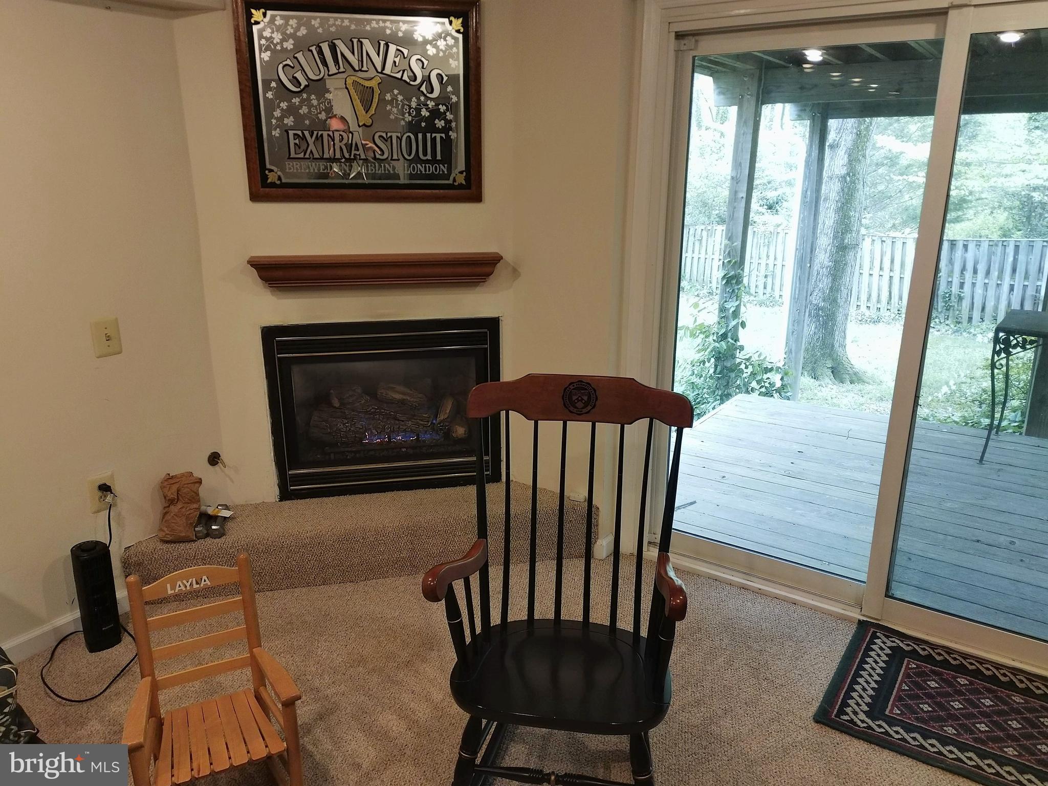 8312 Crown Court Road Alexandria, VA 22308 - Photo 60 of 68 LL Rec Rm with gas fireplace/heater
