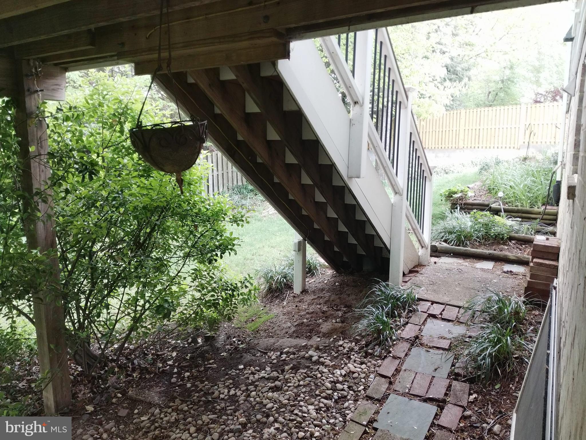8312 Crown Court Road Alexandria, VA 22308 - Photo 67 of 68 From LL deck to steps to uppler level