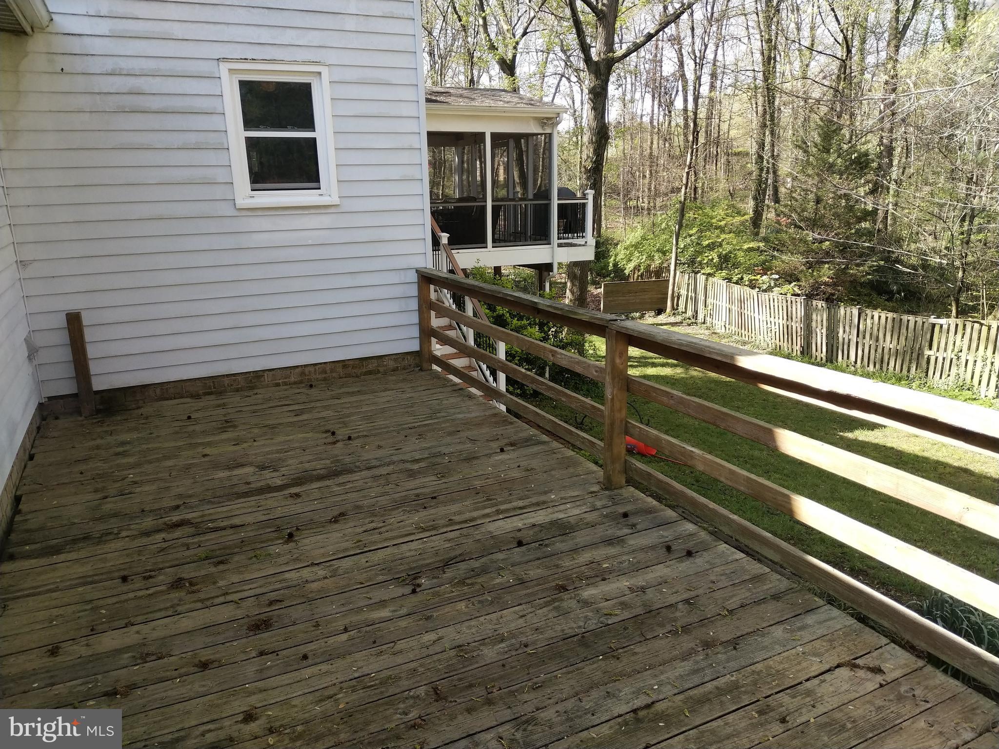 8312 Crown Court Road Alexandria, VA 22308 - Photo 68 of 68 Second deck area off garage and window to kitchen