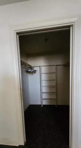 a view of a room with an empty space