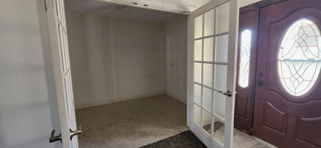 a view of front door