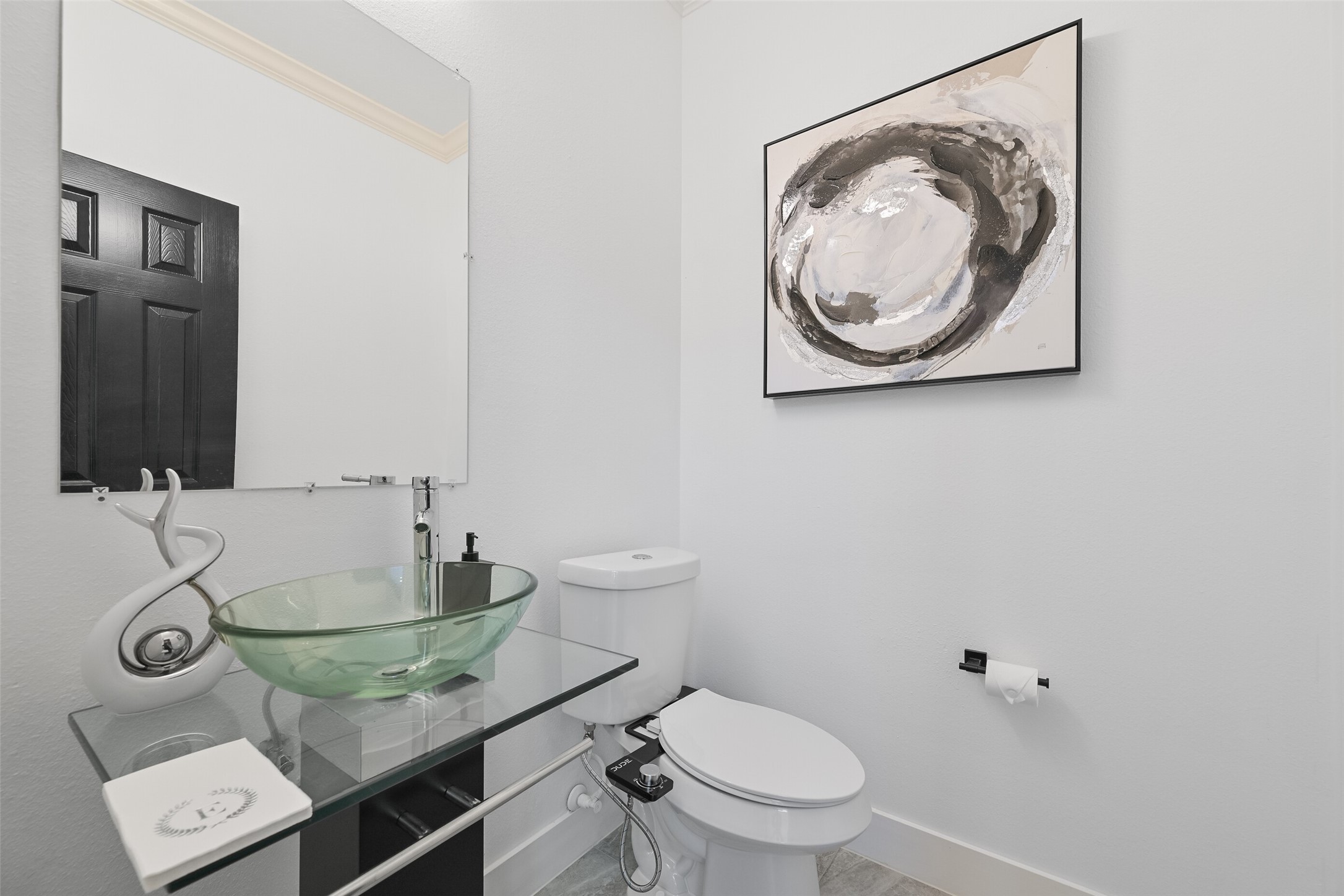 2007 Que Manor Drive Houston, TX 77090 - Photo 17 of 29 a bathroom with a toilet and a sink