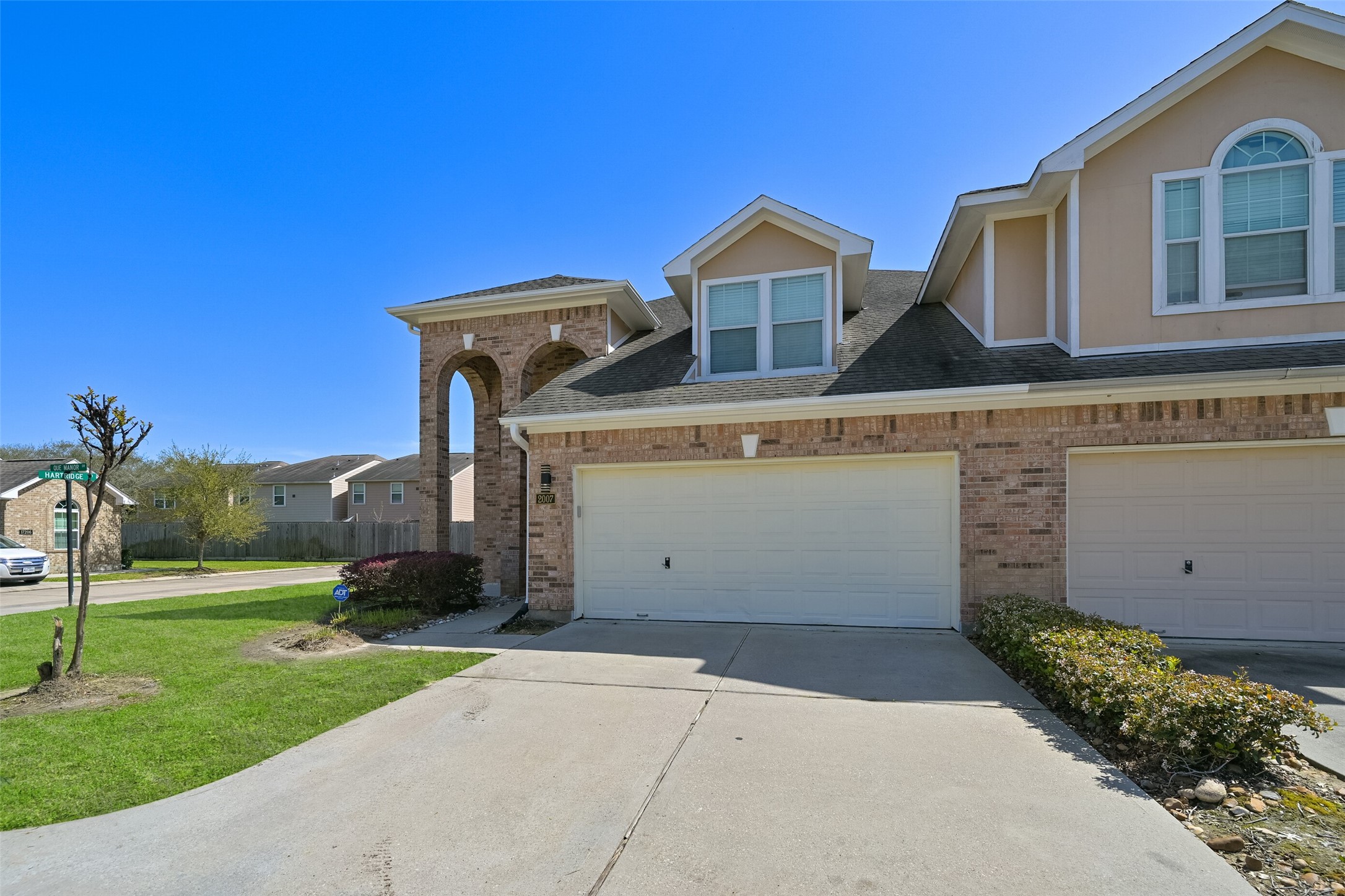 2007 Que Manor Drive Houston, TX 77090 - Photo 29 of 29 front view of house with a yard