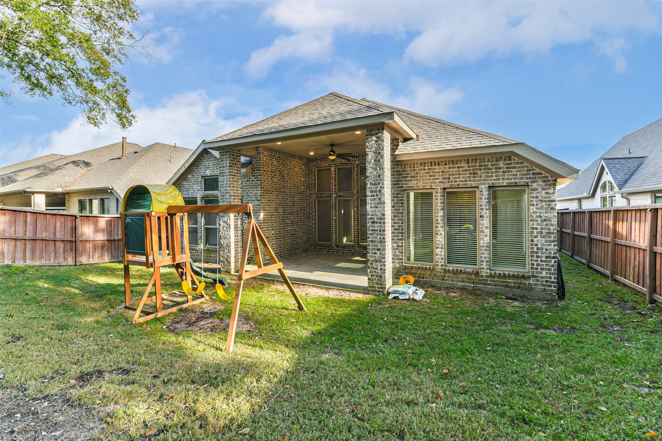 8132 Tyrell Hgts Road Magnolia, TX 77354 - Photo 27 of 40 Backyard is big enough for all your family needs.
