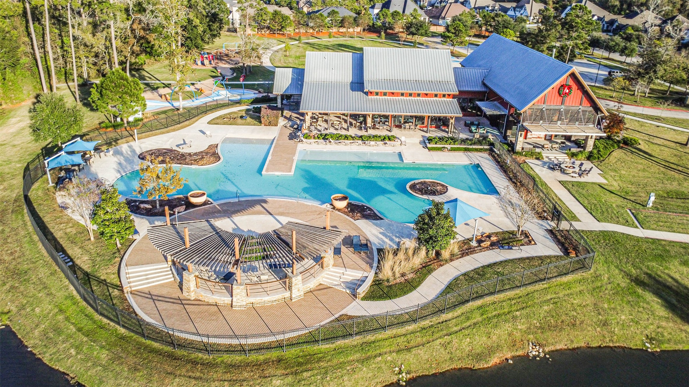 8132 Tyrell Hgts Road Magnolia, TX 77354 - Photo 32 of 40 Stunning resort style pool.
