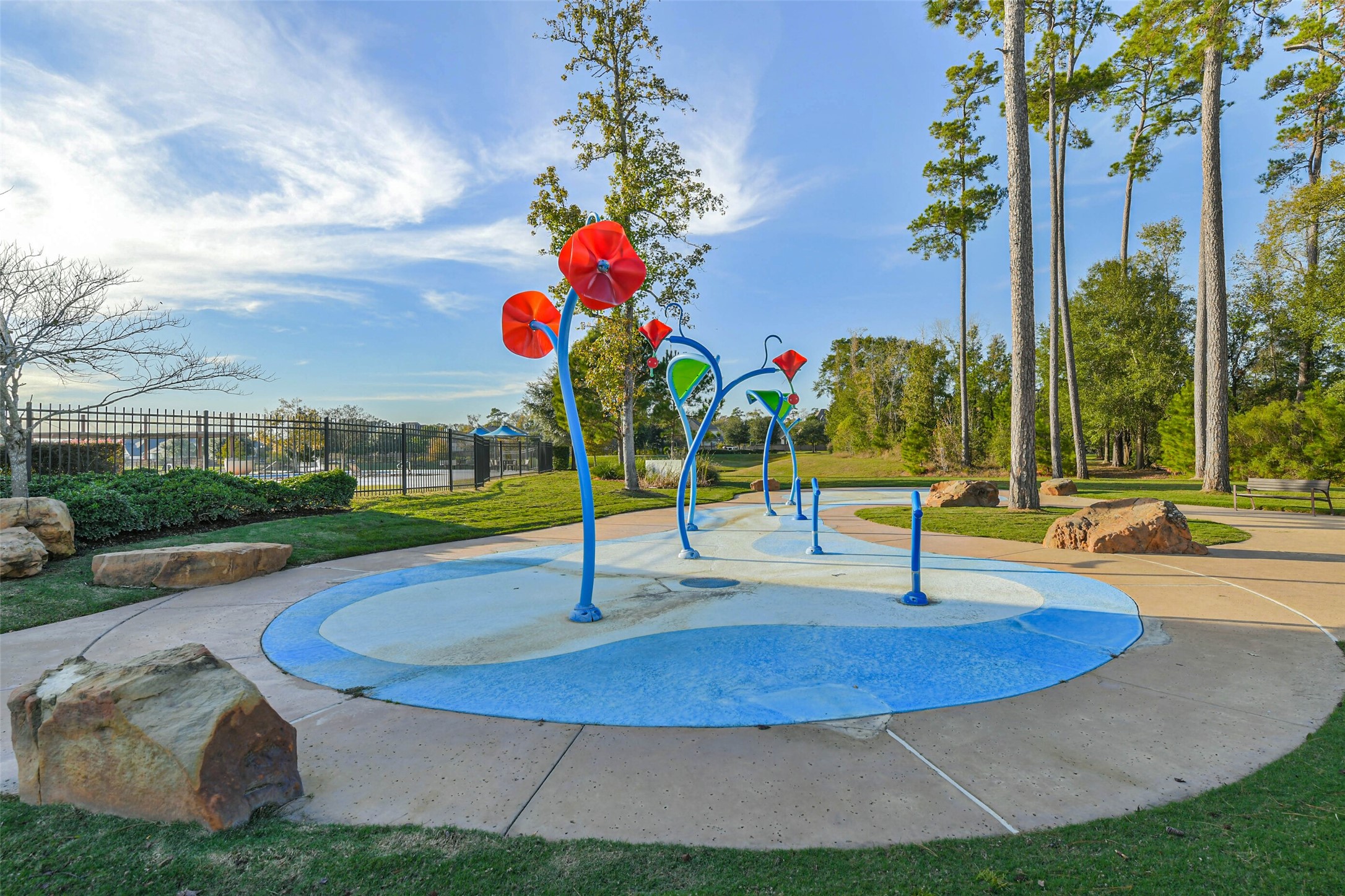 8132 Tyrell Hgts Road Magnolia, TX 77354 - Photo 33 of 40 Splashpad; tons of family fun and joyful memories to be made here.